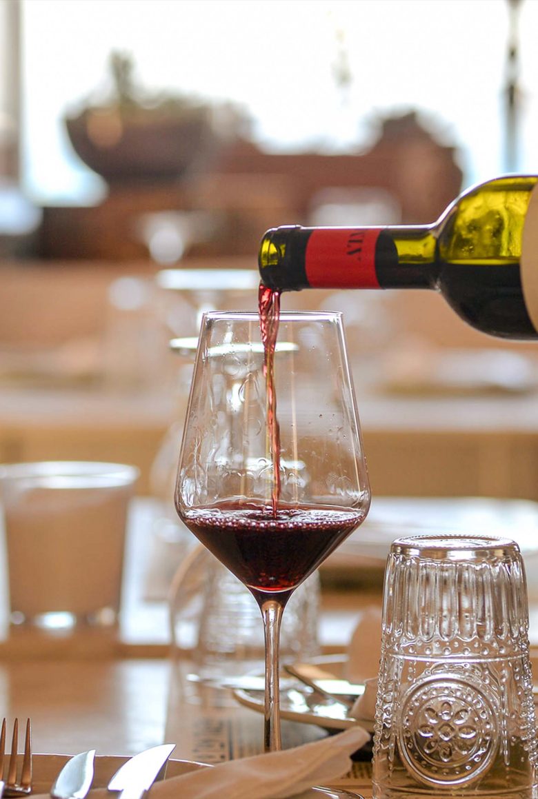 Dessert Wine at Vassilis Restaurant Loggos